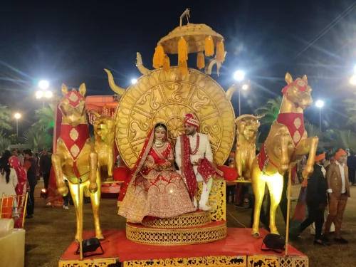 Bahubali Birthday entry cart
